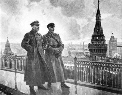 Joseph Stalin In Moscow.