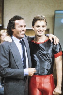 Miguel Bose With Julio Iglesias.