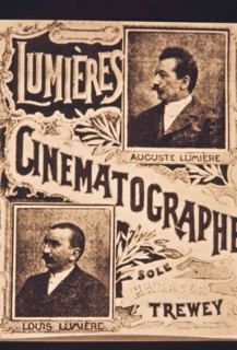 Poster, Auguste Marie Louis Nicholas Lumiere and Louis Jean Lumiere.