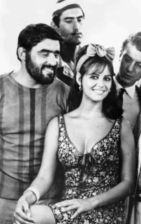 Claudia Cardinale and Mario Adorf.
