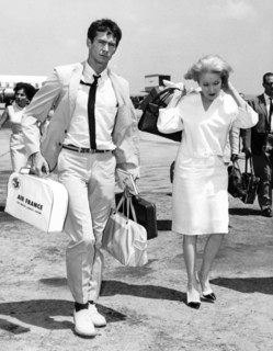 Marlene Dietrich and Anthony Perkins.