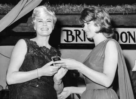 Anita Ekberg and Sylva Koscina.