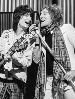 Faces, Ron Wood and Rod Stewart.