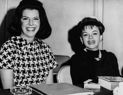 Judy Garland and Jacqueline Susann.