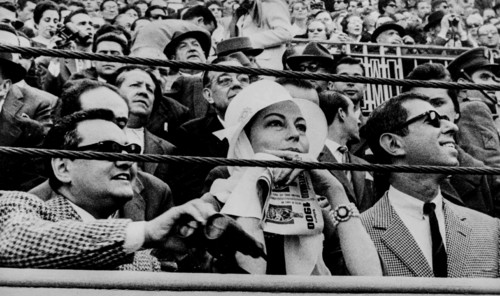 Ava Gardner While Attending The Bullfight.