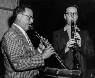 Benny Goodman and Steve Allen.