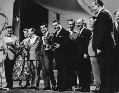 Enzo Tortora, Fulvia Colombo, Aurelio Fierro, Nunzio Gallo, Furio Rendine, Antonio Pugliese and Johnny Lombardi.