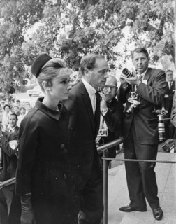 Audrey Hepburn and Mel Ferrer.