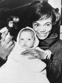 Eartha Kitt With Daughter Kitt Mcdonald.