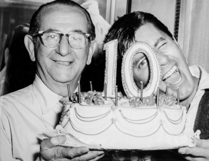 Jerry Lewis and Ernest Glucksman.