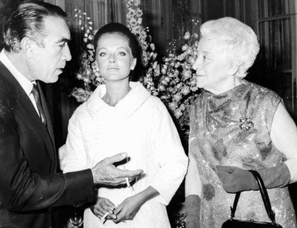 Anthony Quinn, Virna Lisi and Francoise Rosay.
