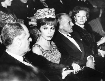 Gina Lollobrigida and Rene Clair.