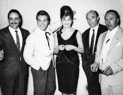 Milva and Nunzio Gallo.