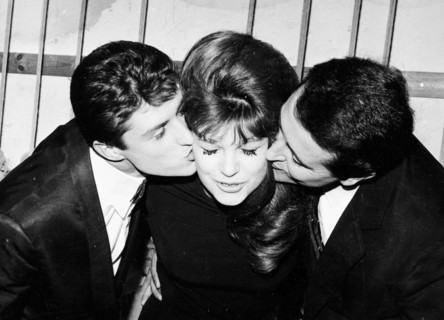 Milva, Tony Renis and Emilio Pericoli.