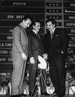 William Galassini, Domenico Modugno and Renato Tagliani.
