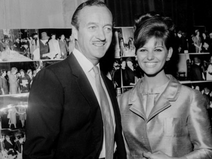 David Niven and Claudia Cardinale.