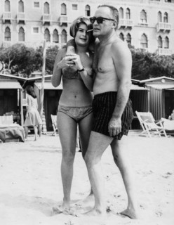 Dino De Laurentiis With Daughter Raffaella.