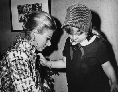 Sandra Milo With Daughter Deborah.