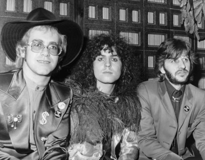 Elton John, Marc Bolan and Ringo Starr.