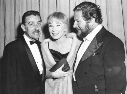 Peter Ustinov and Shirley Maclaine.