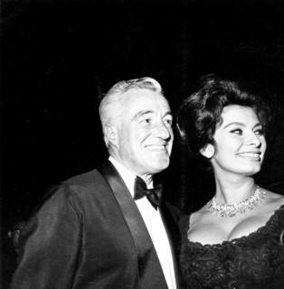 Vittorio De Sica and Sophia Loren.