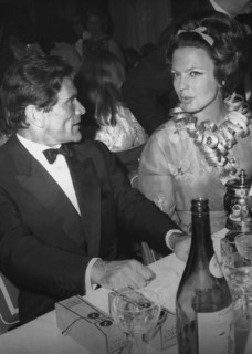 Pier Paolo Pasolini and Ira Von Furstenberg.