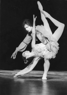 Noella Pontois and Rudolf Nureyev.