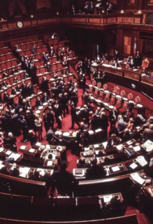 Room Of The Senate Of The Italian Republic.