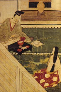 Japan Ancient Life Scenes Samurai Warrior Preparing Wild Fowl