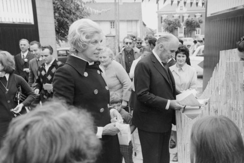 Georges Pompidou and His Wife
