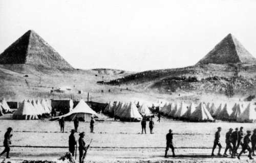 British Soldiers' Tents In Luxor.
