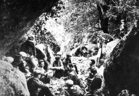 Partisans Gathered In The Mountains Of Piedmont.