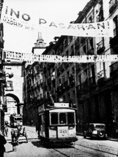 Republican Banner In Madrid.