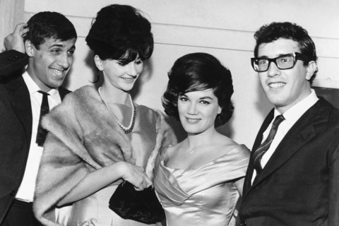 Adriano celentano, connie francis, peppino di capri, 1961