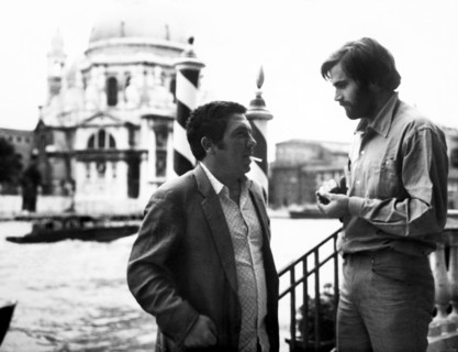 Elio petri, franco nero, venice, 1968