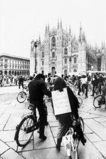 Anti-nuclear demonstration, milan 80's