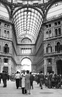 Galleria umberto I, naples, italy