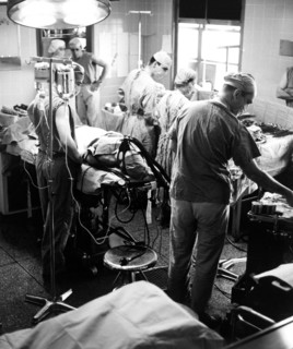 Operating room, Italy, 1968