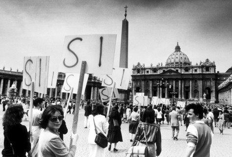 Rome, anti-abortion demonstration, 1978