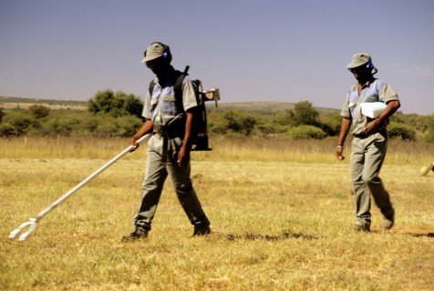 South africa, mine removal operation