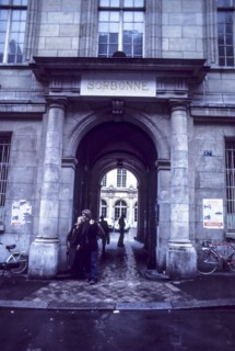 Sorbonne university, paris, france, 70's