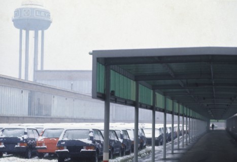 Innocenti factory lambrate, italy, 70's