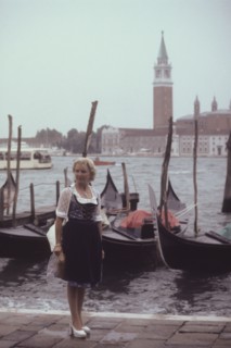 Tourist at venice, italy, 70's