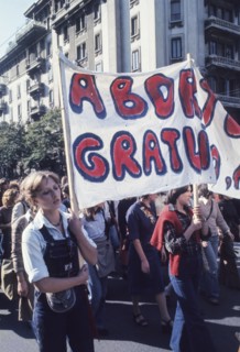 Femminist demonstration, 70's