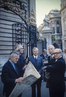 Uk, city of london, businessmen, 70's