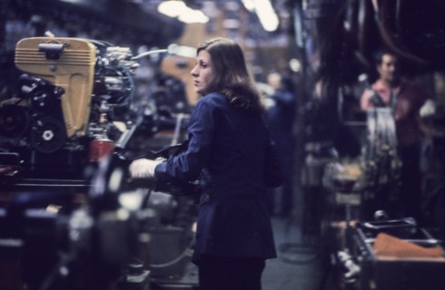Worker of fiat, turin, 70's
