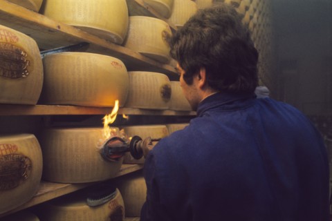 Dairy industry, parmigiano reggiano production, 70's