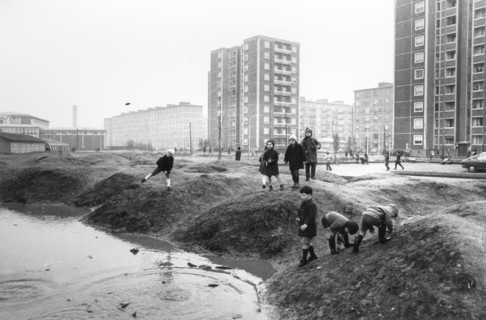 Italy, milan, baggio, olmi district, 1976