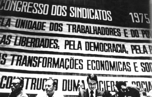 Lisboa, workers labor union convention, 1975