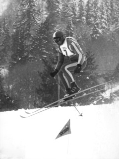 Karl schranz, chamonix world skiing championships, 1962